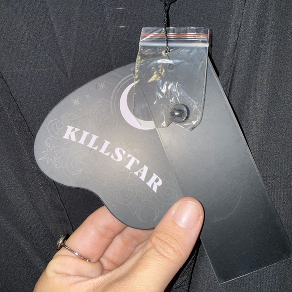 Killstar Black Lace Maxi Dress - Picture 6 of 7